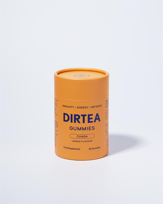 Dirtea_Chaga Lemon Flavour Gummies. 180 gummies.