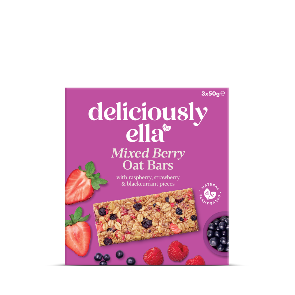 Deliciously Ella_Mixed Berry Oat Bar Multipack (3 x 50g)