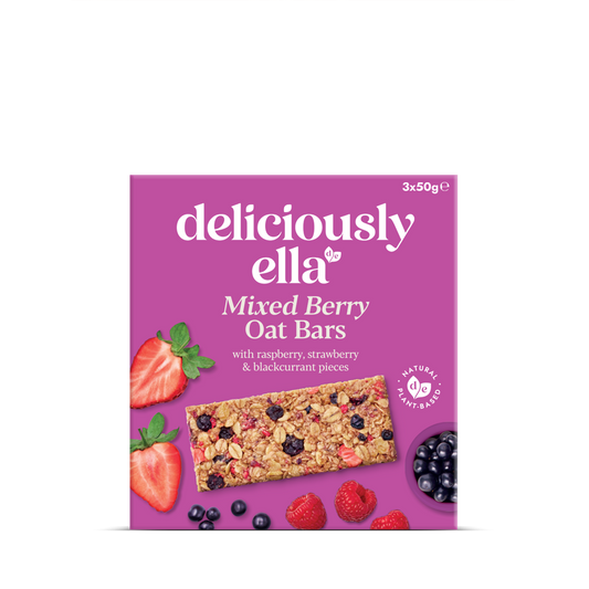 Deliciously Ella_Mixed Berry Oat Bar Multipack (3 x 50g)