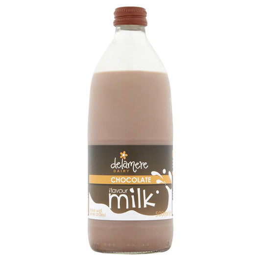 Delamere Dairy_Chocolate Flavoured Cows Milk 500ml-pack of 3
