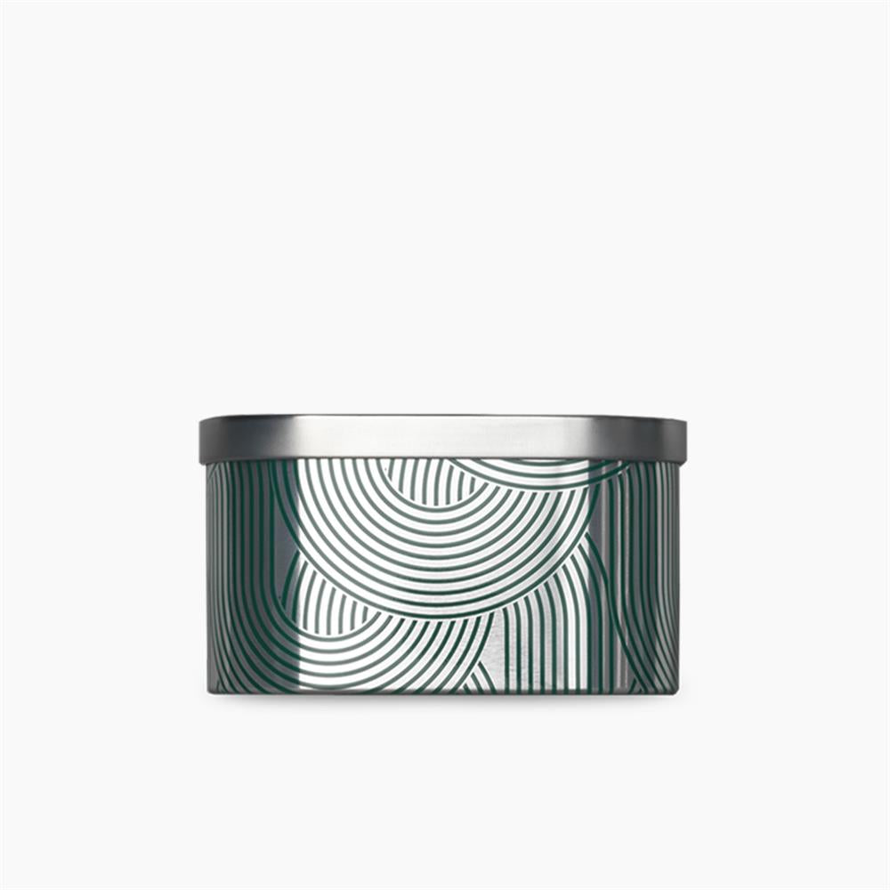 Dame_Embossed Storage Tin With Hinged Lid for Stylish Storage 1 U