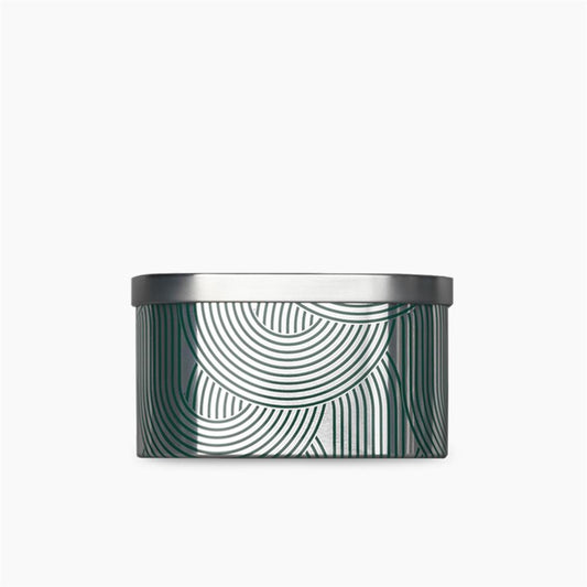 Dame_Embossed Storage Tin With Hinged Lid for Stylish Storage 1 U