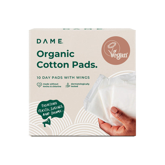Dame_Disposable Organic Cotton Period Pad-pack of 2