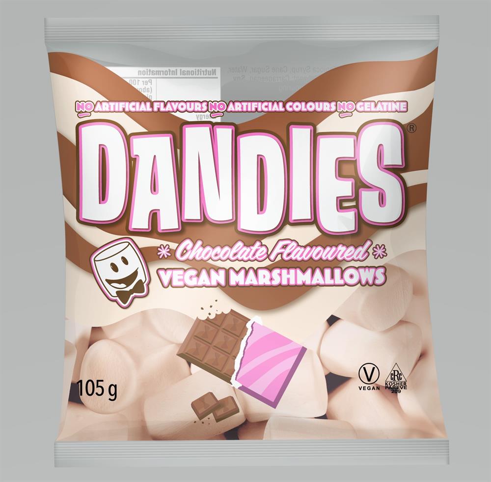 Dandies_Vegan Chocolate Marshmallows 105g-pack of 10