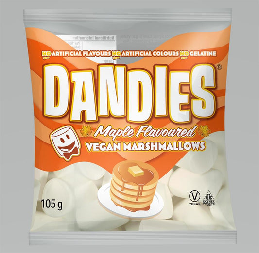 Dandies_Vegan Maple Marshmallows 105g-pack of 10