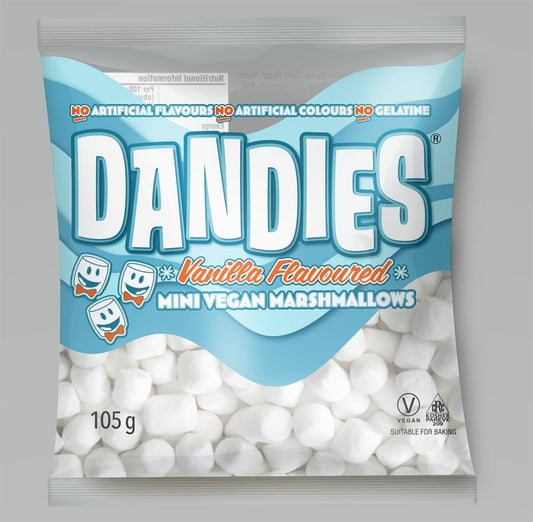 Dandies_Mini Vanilla Marshmallows 105g-pack of 10