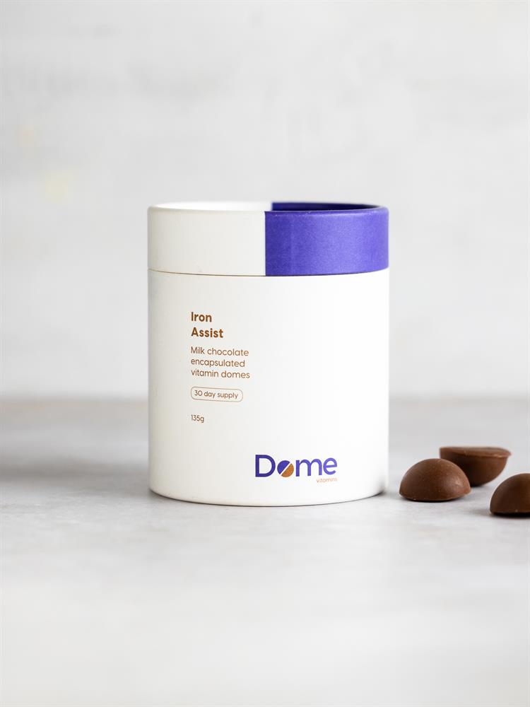Dome Vitamins_Iron Assist Milk 30 Chocolate Domes