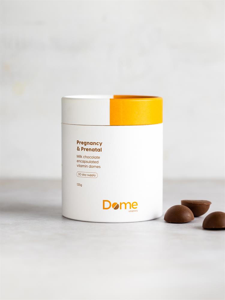 Dome Vitamins_Pregnancy and Prenatal 30 Milk Chocolate Dome Supplements