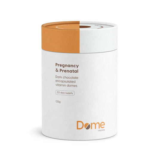 Dome Vitamins_Pregnancy and Prenatal 30 Dark Chocolate Dome Supplements