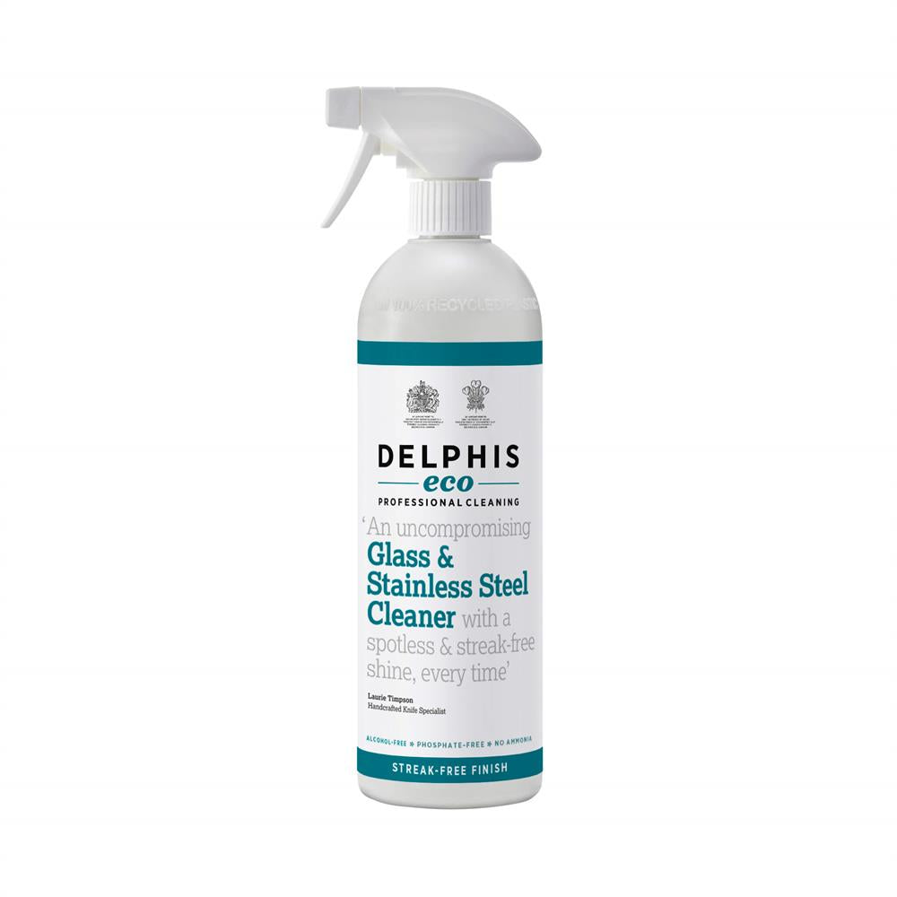 Delphis Eco_Glass and Stainless Steel Cleaner 700Ml-pack of 2