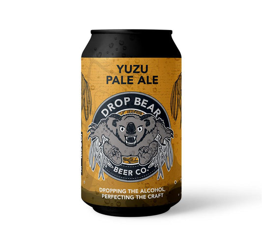Drop Bear Beer_Yuzu Pale Ale 0.5% 330ml-pack of 6