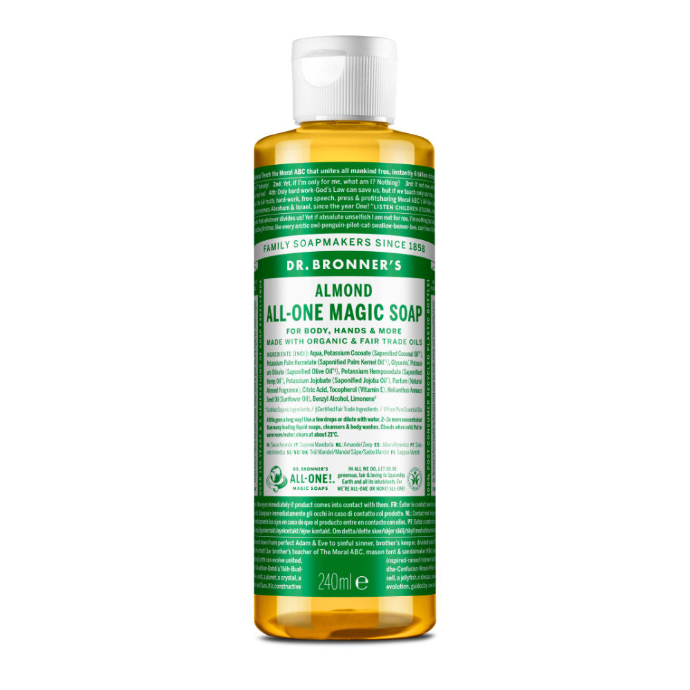 Dr Bronner_Almond All-One Magic soap 240ml Organic