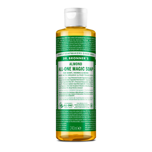 Dr Bronner_Almond All-One Magic soap 240ml Organic
