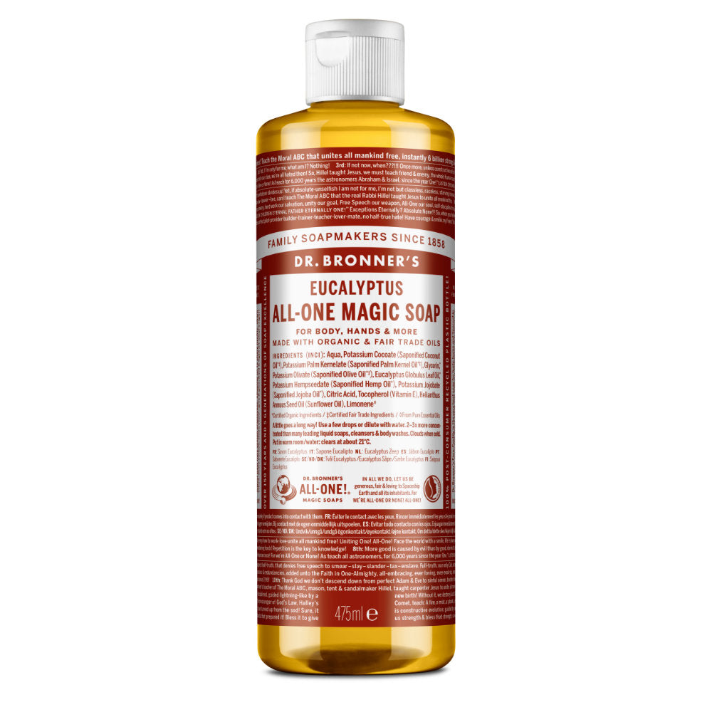Dr Bronner_Eucalyptus All-One Magic Soap 475ml Organic Dr Bronners
