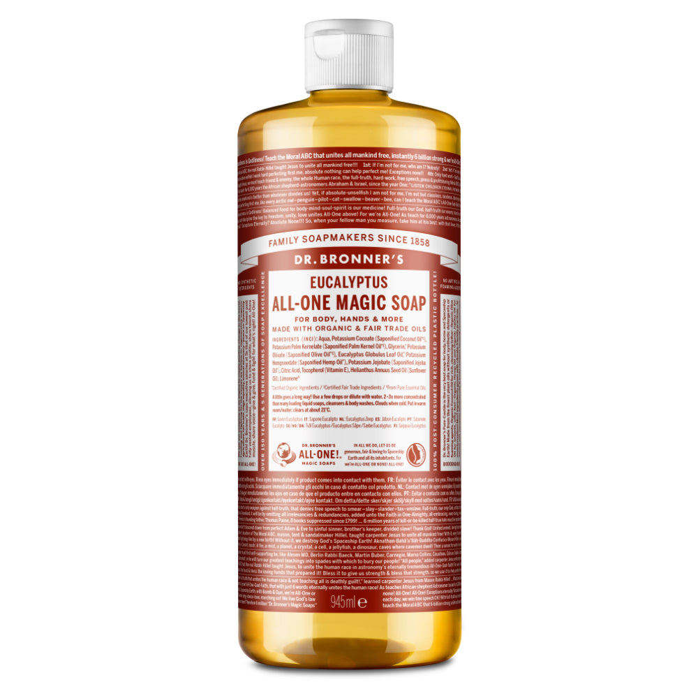 Dr Bronner_Org Eucalypt All One Magic Castile Liq Soap 945ml