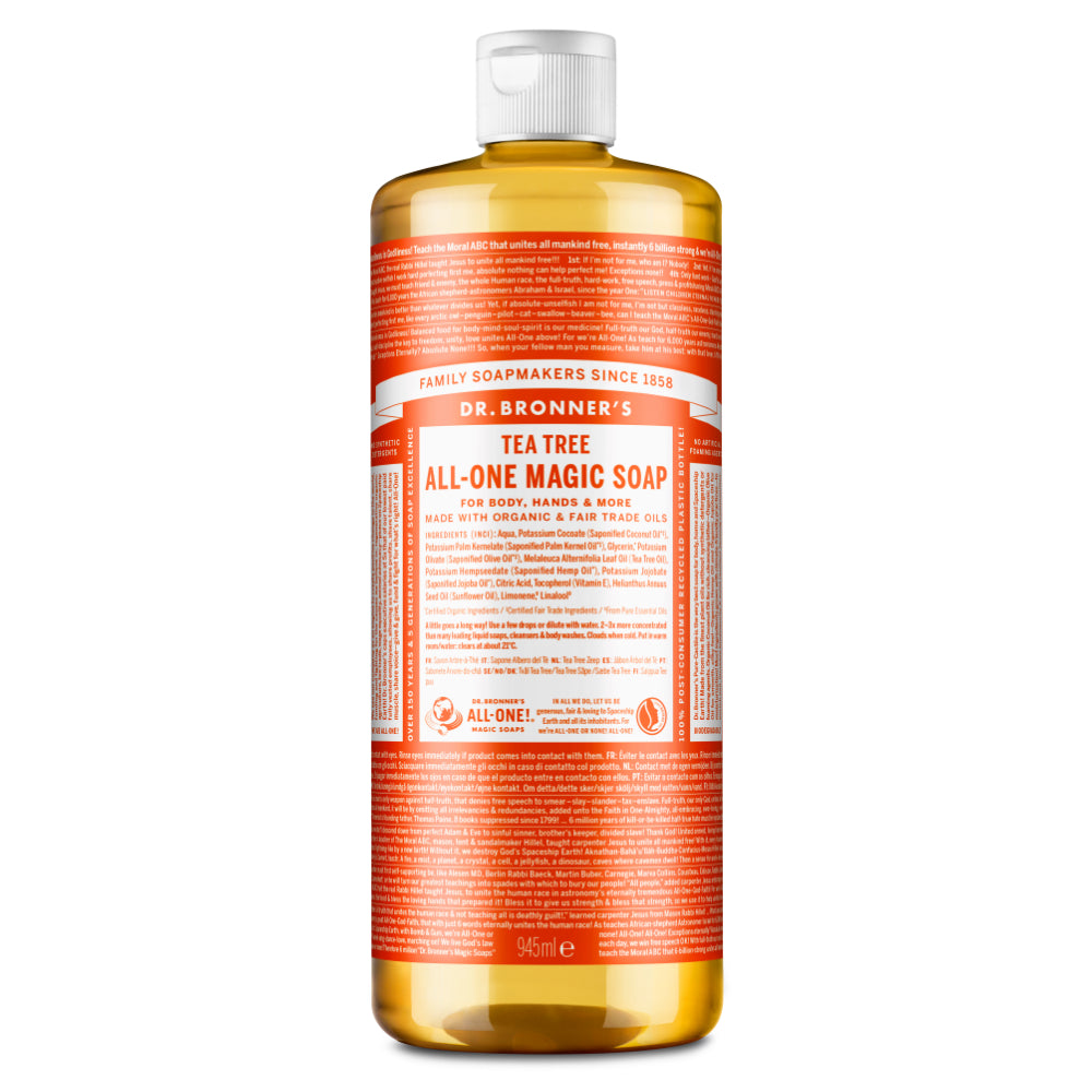 Dr Bronner_Organic Tea Tree All One Magic Castile Liquid Soap 945 ml