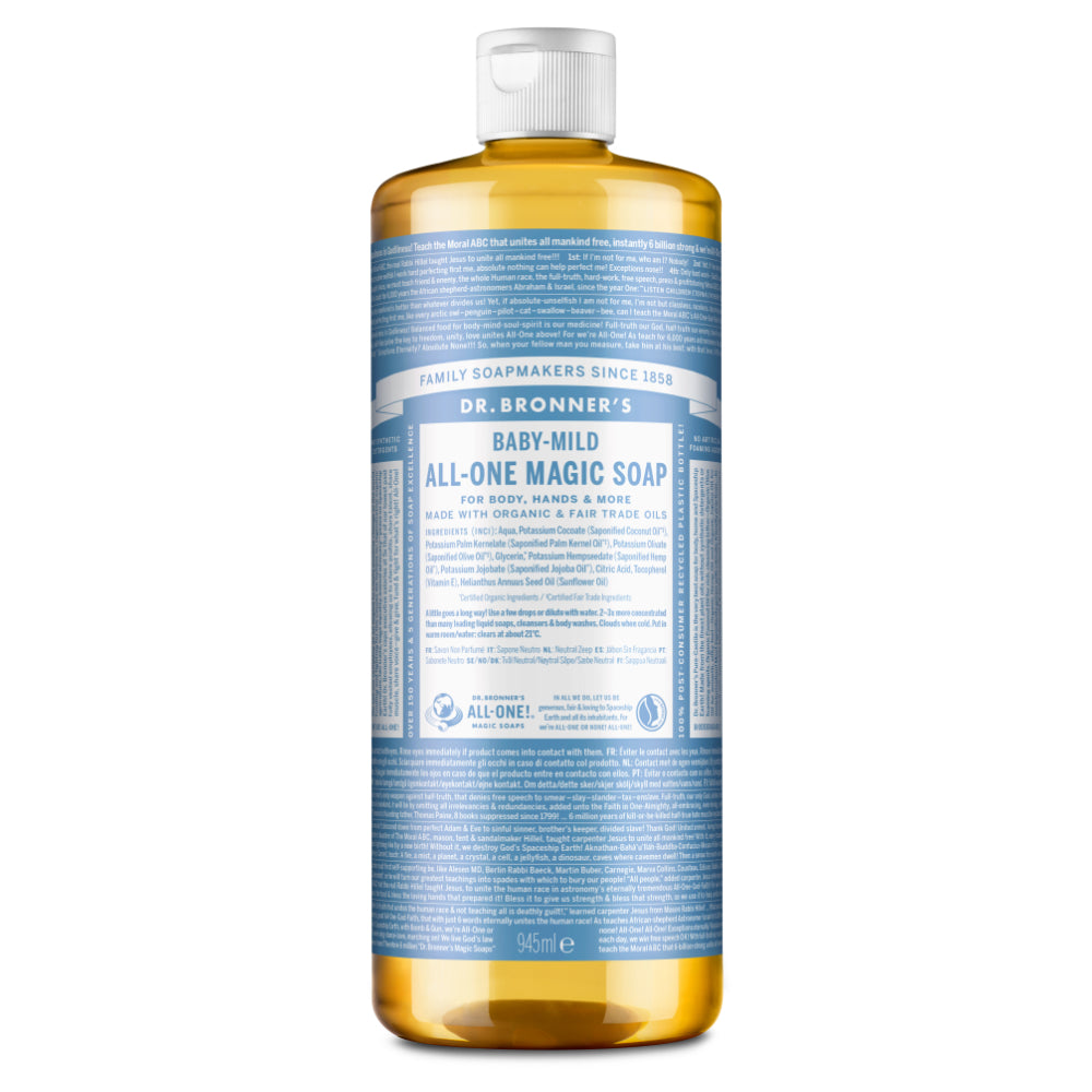 Dr Bronner_Org Baby-Mild Castile Liquid Soap 946ml