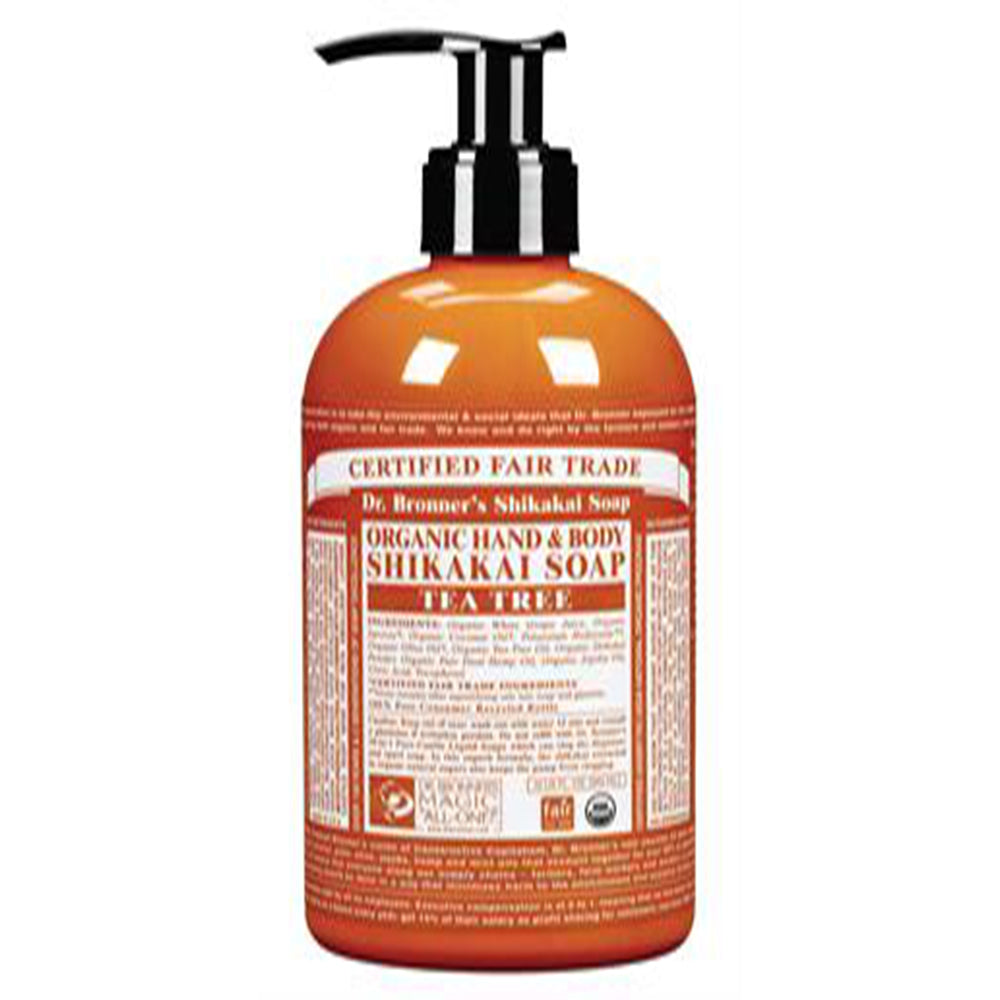 Dr Bronner_Org Shikakai Tea Tree Hand Soap 355ml