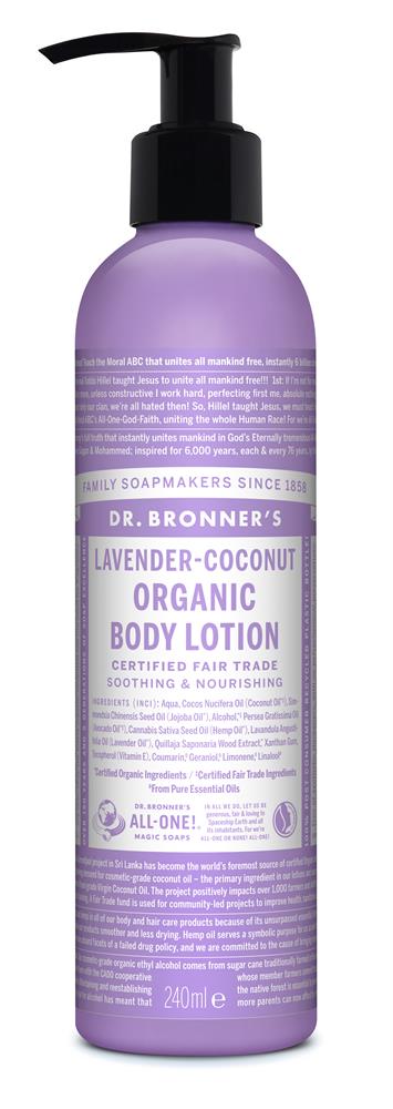 Dr Bronner_Org Lavender Coconut Hand and Body Lotion 236ml