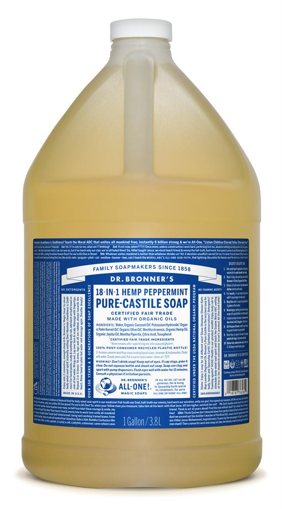Dr Bronner_Peppermint Pure-Castile Liquid Soap 3790ml