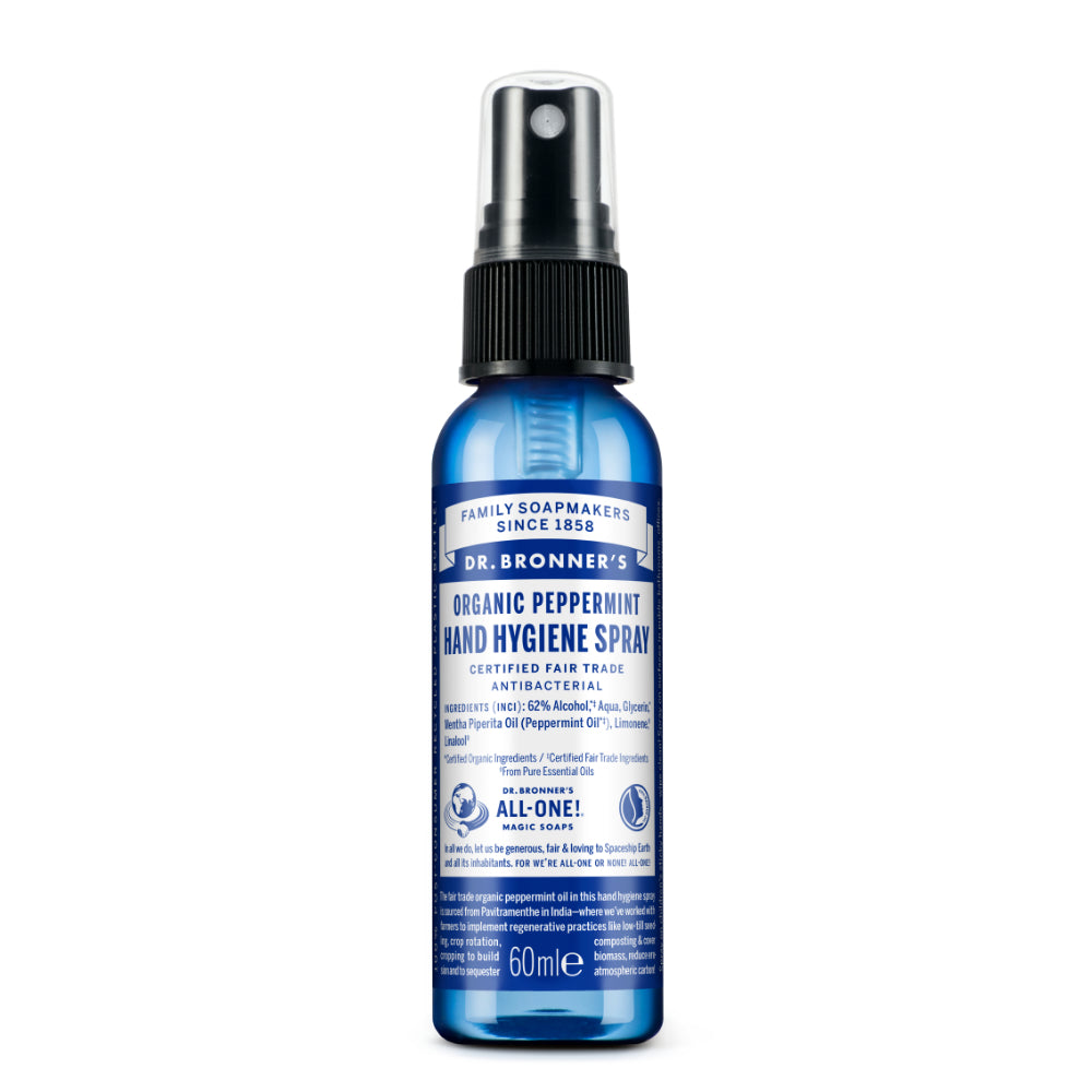 Dr Bronner_Organic Peppermint Hand Hygiene Spray 60ml