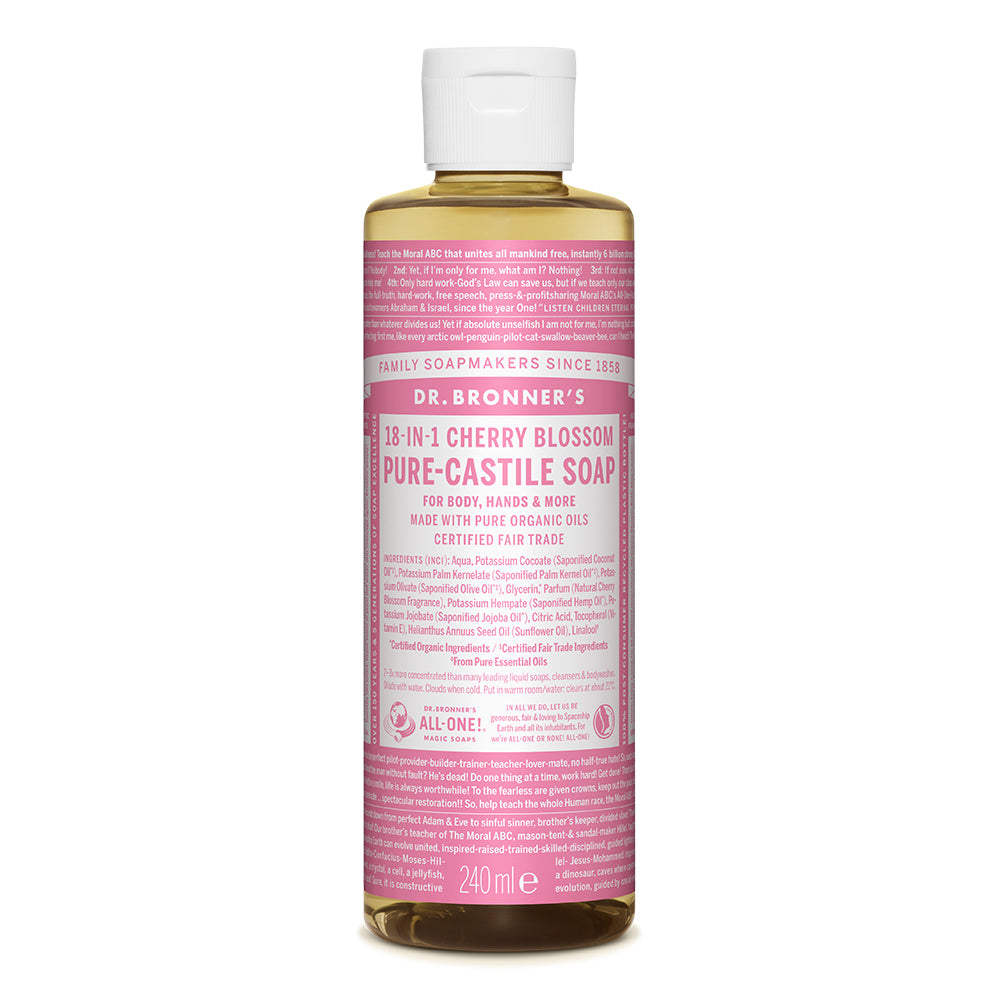 Dr Bronner_Pure Castile Liquid Soap Cherry Blossom 240ml