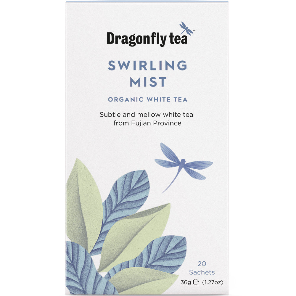 Dragonfly Tea_Dragonfly Organic Swirling Mist White Tea 20 bags