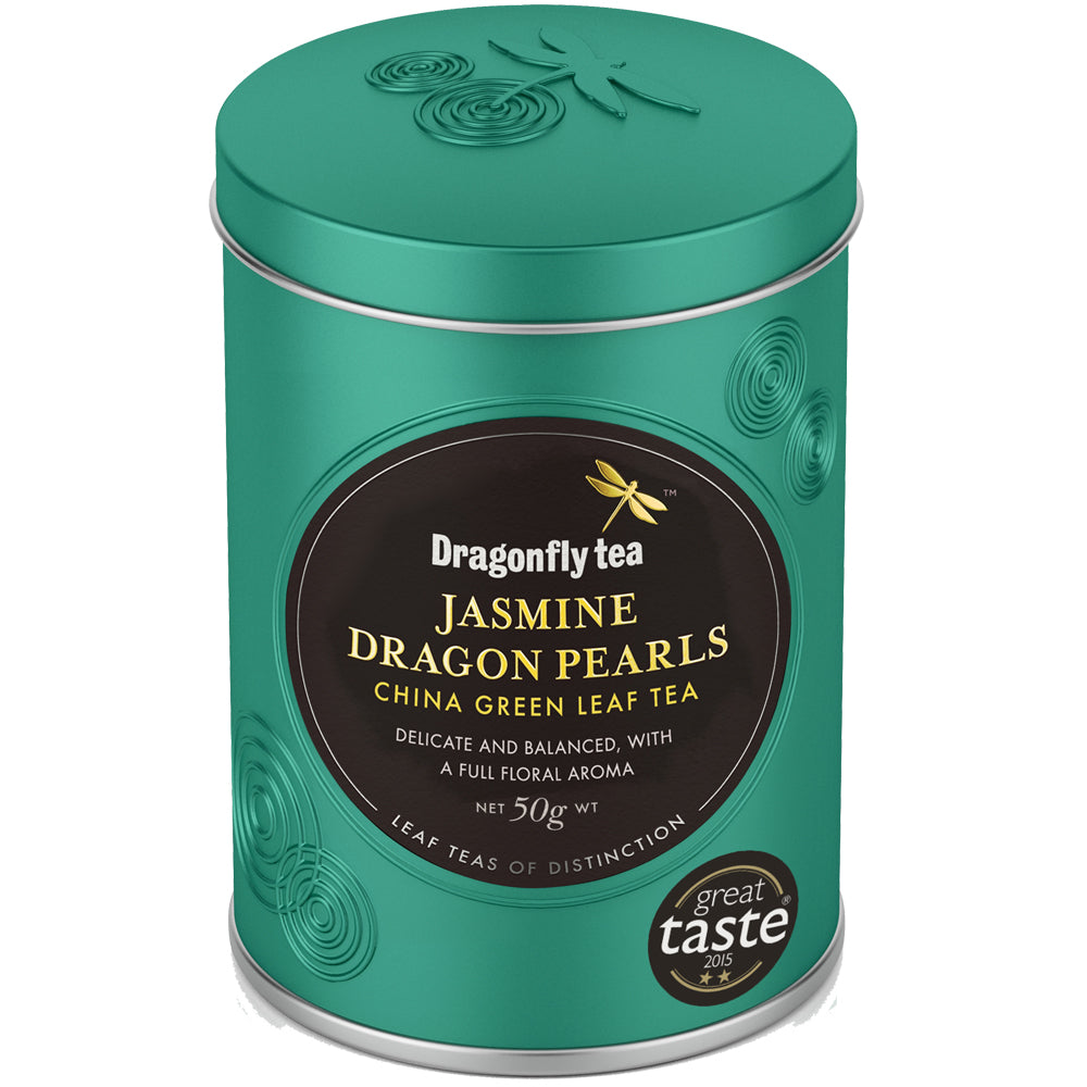 Dragonfly Tea_Jasmine Dragon Pearls Green Loose Leaf Tea 50g