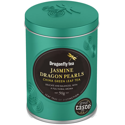 Dragonfly Tea_Jasmine Dragon Pearls Green Loose Leaf Tea 50g