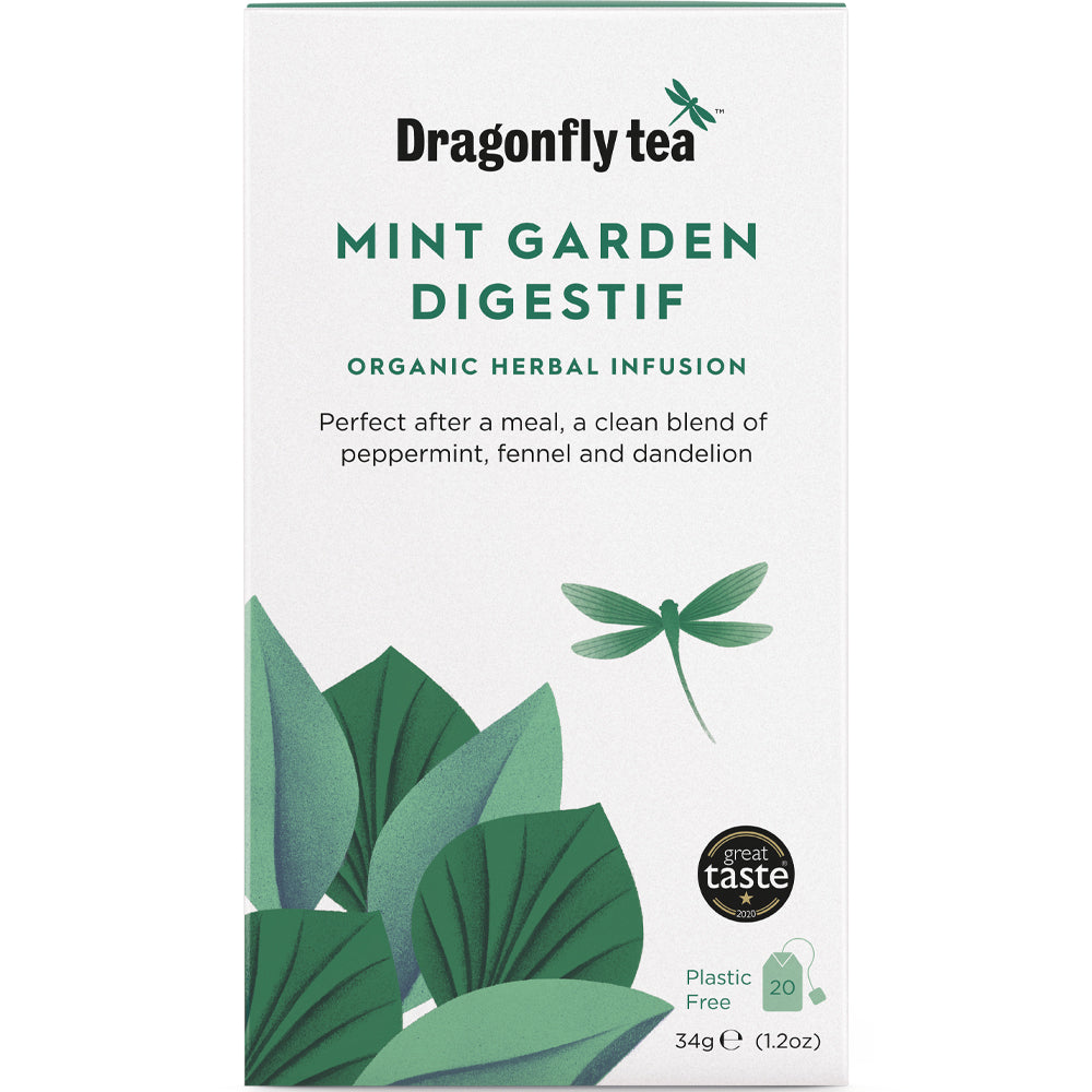 Dragonfly Tea_Dragonfly Organic Mint Garden Digestif Tea 20 bag