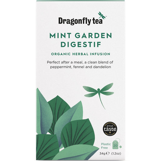 Dragonfly Tea_Dragonfly Organic Mint Garden Digestif Tea 20 bag