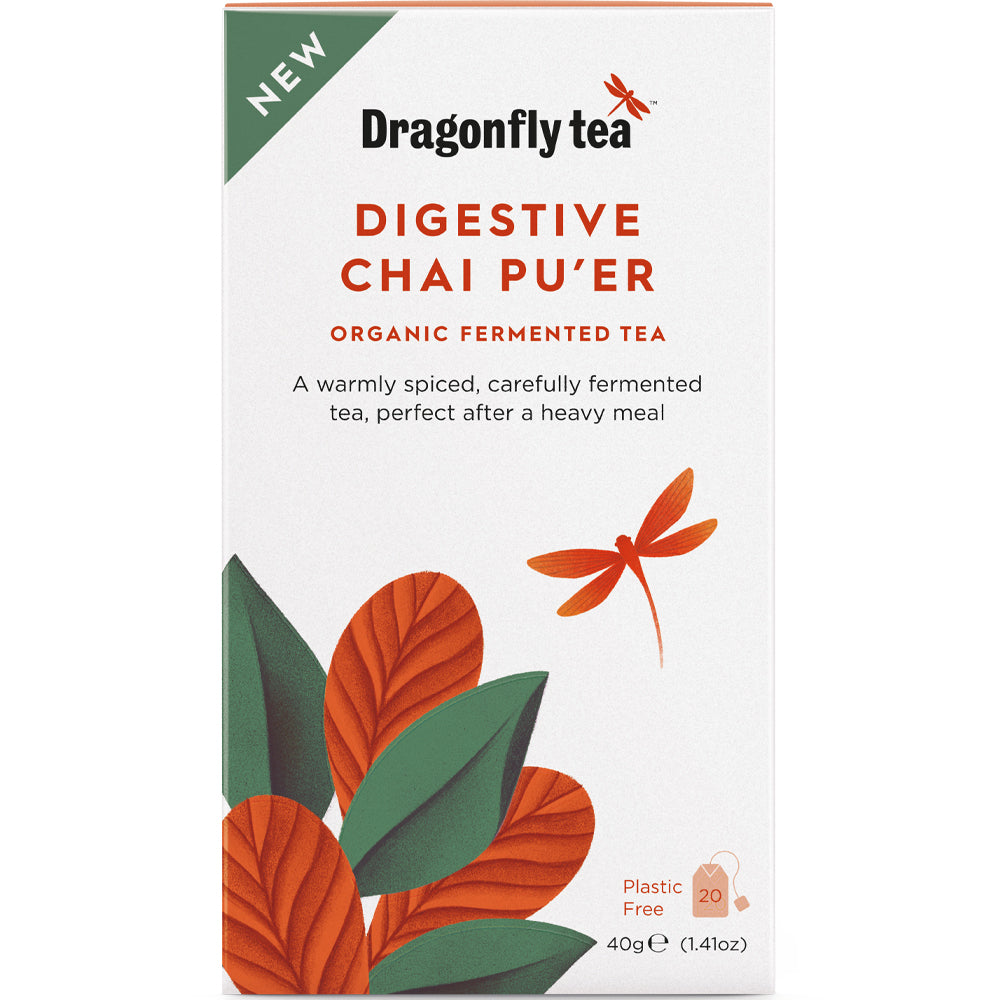 Dragonfly Tea_Digestive Chai Pu'er Organic Fermented Tea