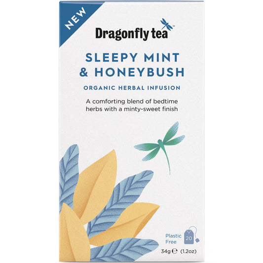 Dragonfly Tea_Dragonfly Sleepy Mint & Honeybush Organic Herbal Tea 20 bag