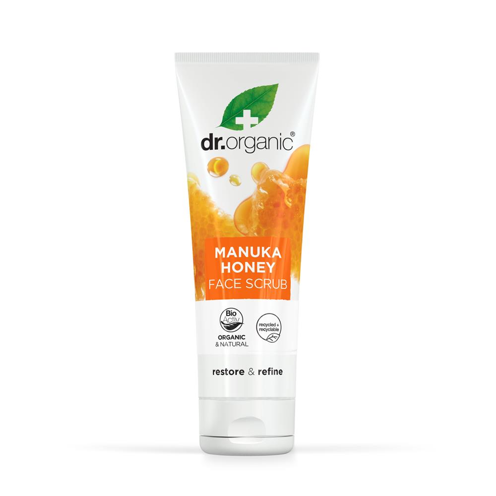 Dr Organic_Manuka Honey Face Scrub 125ml