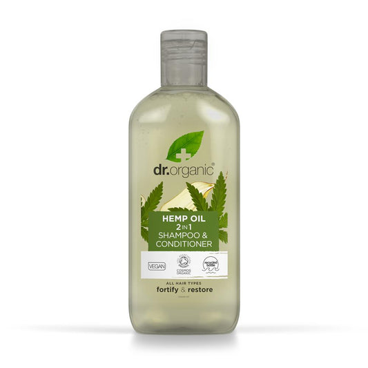 Dr Organic_Hemp 2in1 Shampoo & Conditioner 265ml