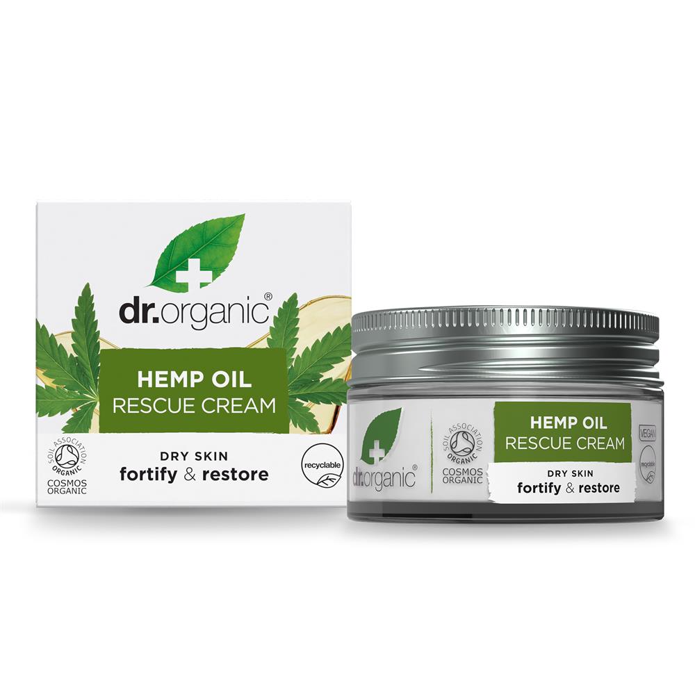 Dr Organic_Hemp Oil Rescue Cream 50ml