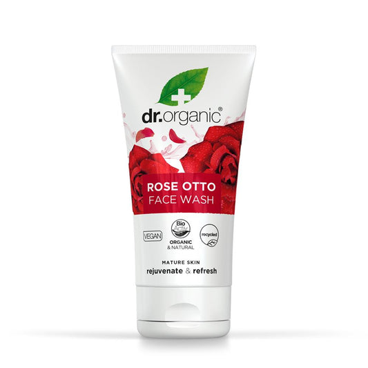 Dr Organic_Rose Otto Face Wash 150ml