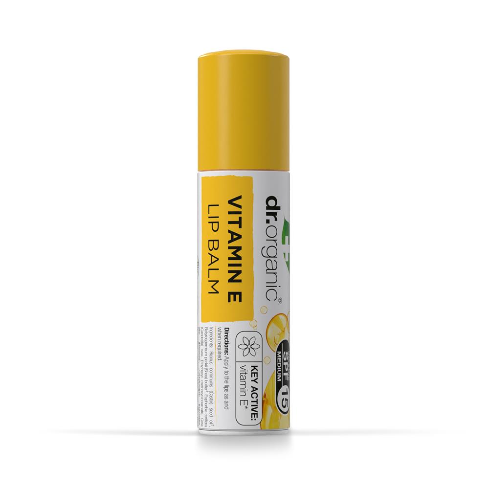Dr Organic_Vitamin E Lip Balm 5.7ml-pack of 2