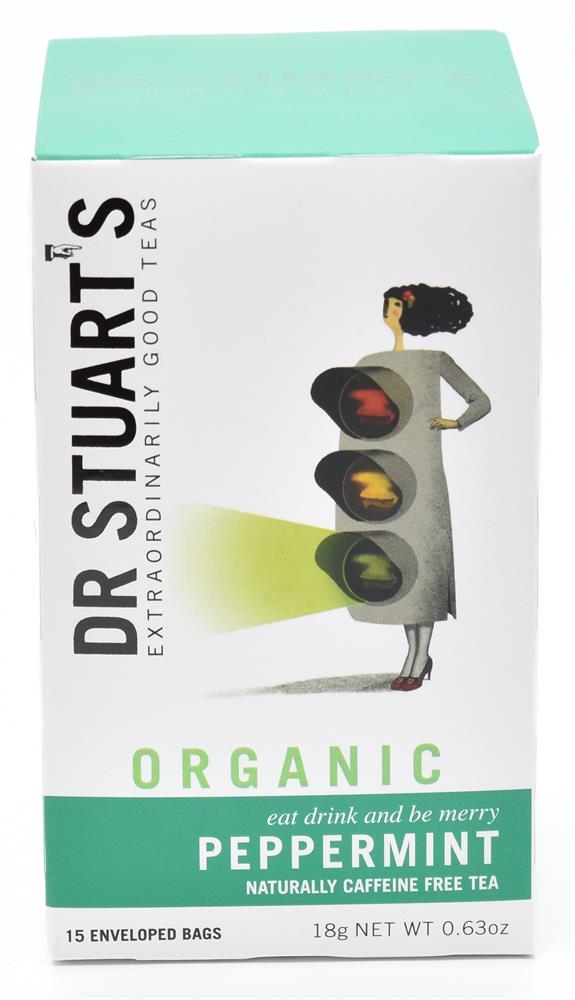 Dr Stuarts_Organic Peppermint Herbal Tea - 15 bags-pack of 4
