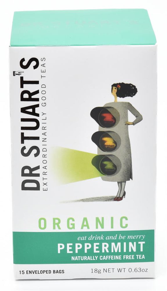 Dr Stuarts_Organic Peppermint Herbal Tea - 15 bags-pack of 4