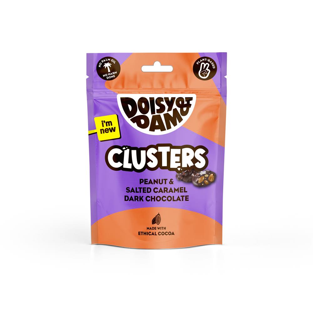 Doisy & Dam_Peanut & Salted Caramel Dark Chocolate Clusters 80g-pack of 7