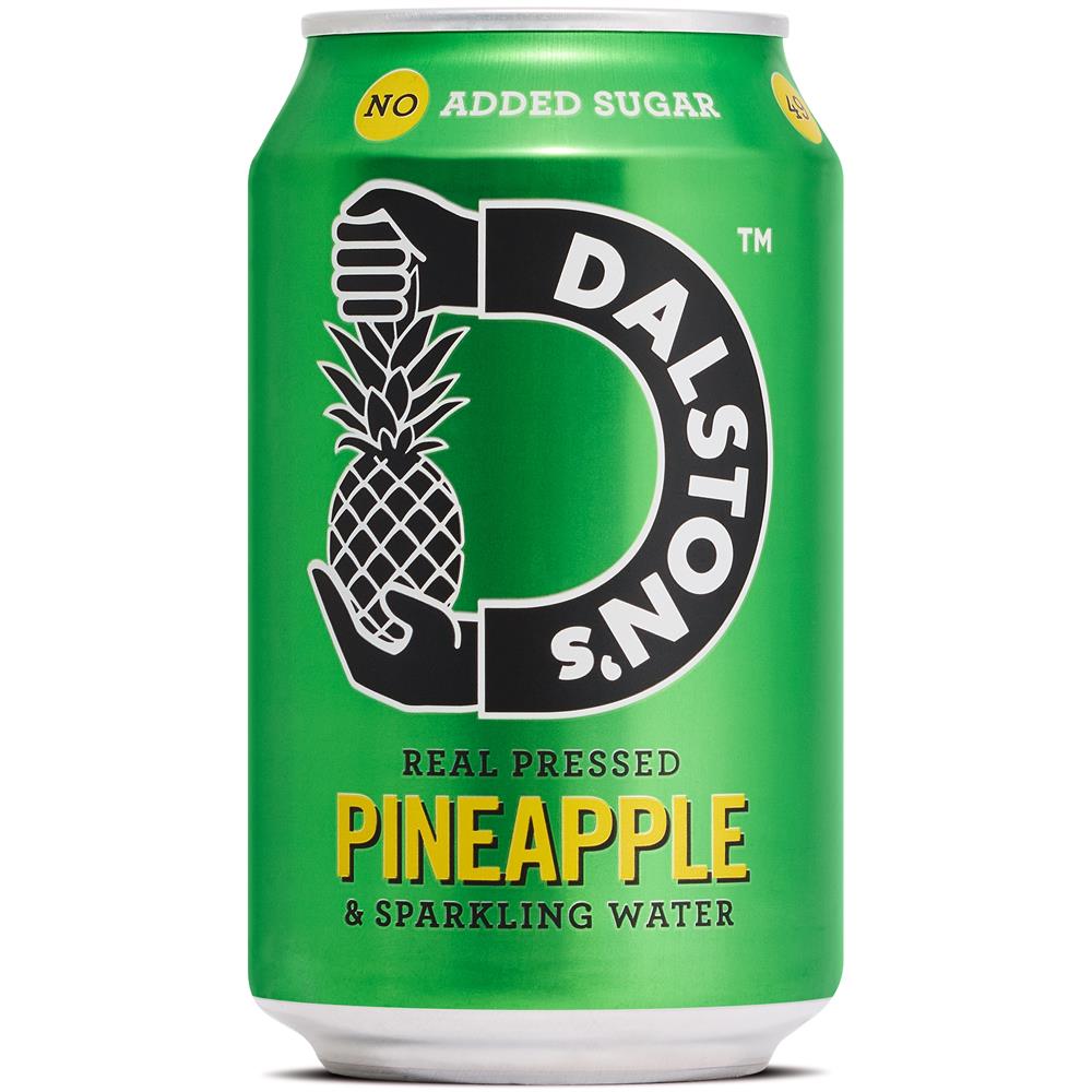 Dalston's_Real Pineapple & sparkling Water 330ml-pack of 6
