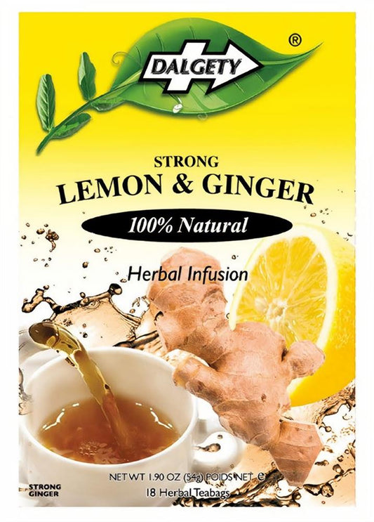 Dalgety Lemon & Ginger 18 Teabags-pack of 2