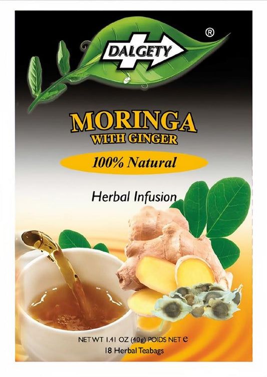 Dalgety Moringa & Ginger 18 Teabags-pack of 2