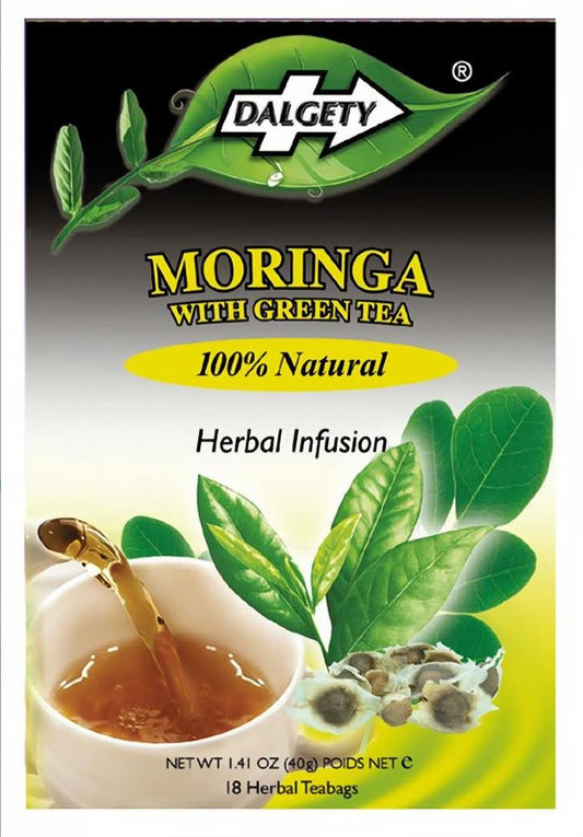 Dalgety Moringa & Green Tea 18 Teabags-pack of 2