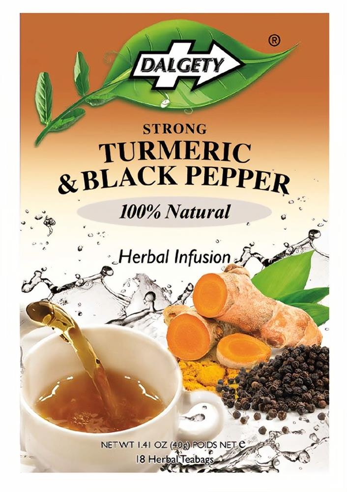 Dalgety Turmeric & Black Pepper 18 Teabag-pack of 2