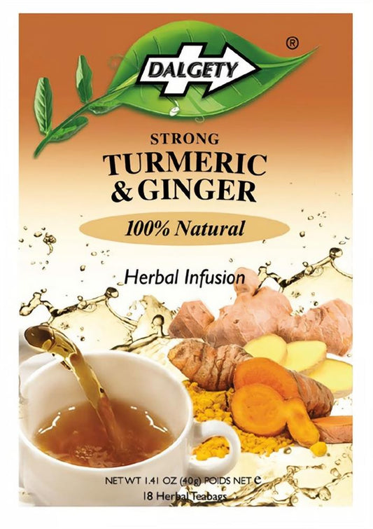 Dalgety Turmeric & Ginger 18 Teabags-pack of 2