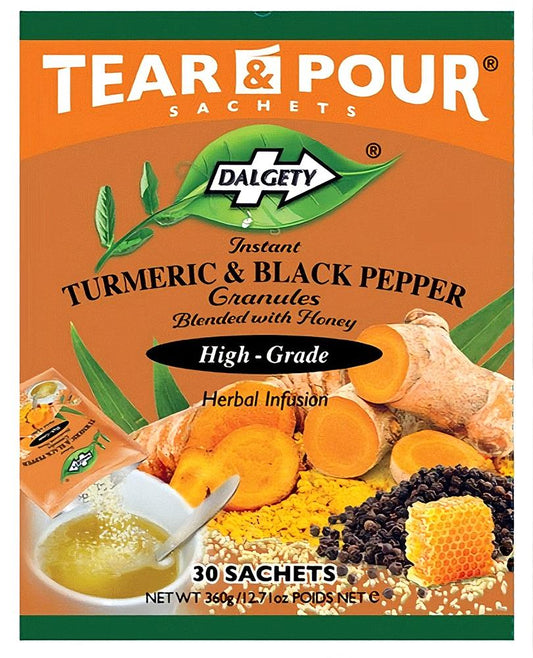 Dalgety Teas_Instant Turmeric & Black Pepper Tea 30 Sachets