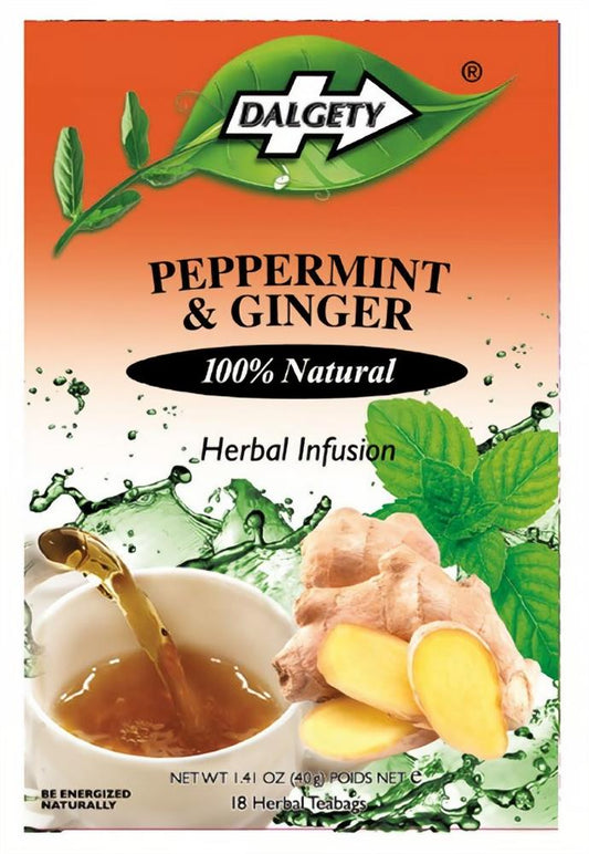 Dalgety Peppermint & Ginger 18 Teabags-pack of 2