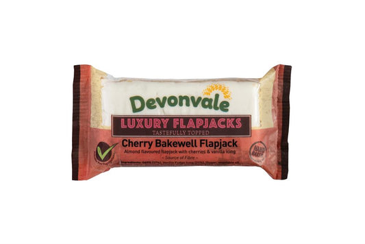 Devonvale_Cherry Bakewell Flapjack 95g-pack of 24